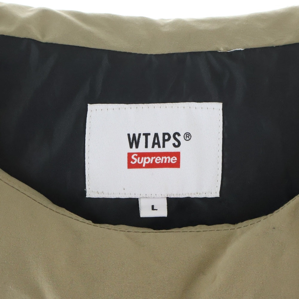 SUPREME(シュプリーム) 21AW ×WTAPS Tactical Down Vest ダブルタップス タクティカル ダウンベスト ブラウン
