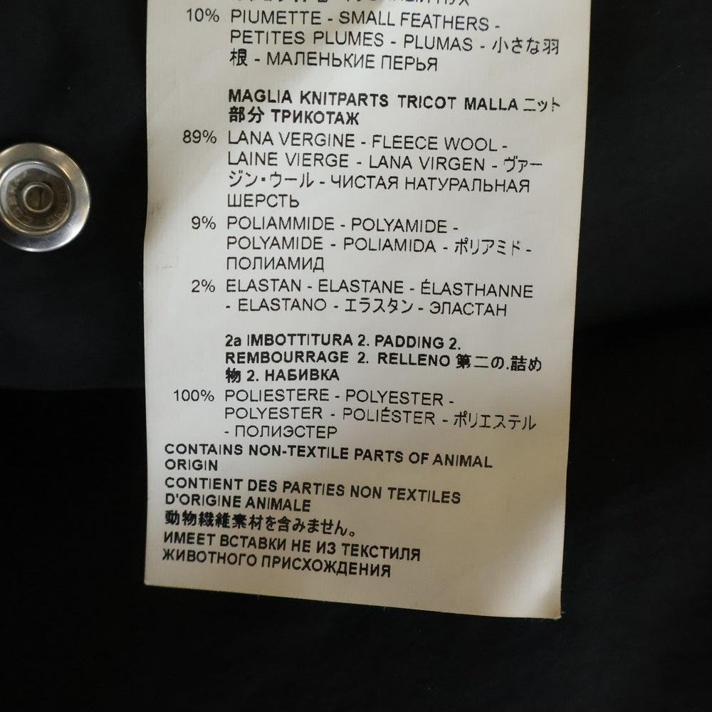 OAMC(オーエーエムシー) 20AWLithium Down Jacket OAMR444801 フーデッドダウンジャケット ブラック