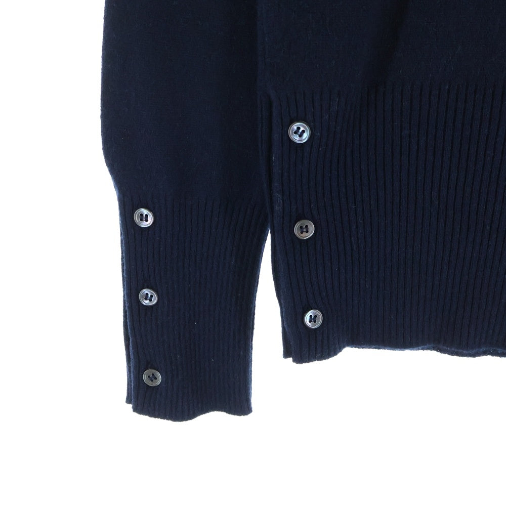 THOM BROWNE(トムブラウン) 4Bar Cashmere Knit Sweater カシミヤ クルーネックニットセーター レディース ネイビー FKA001A00011