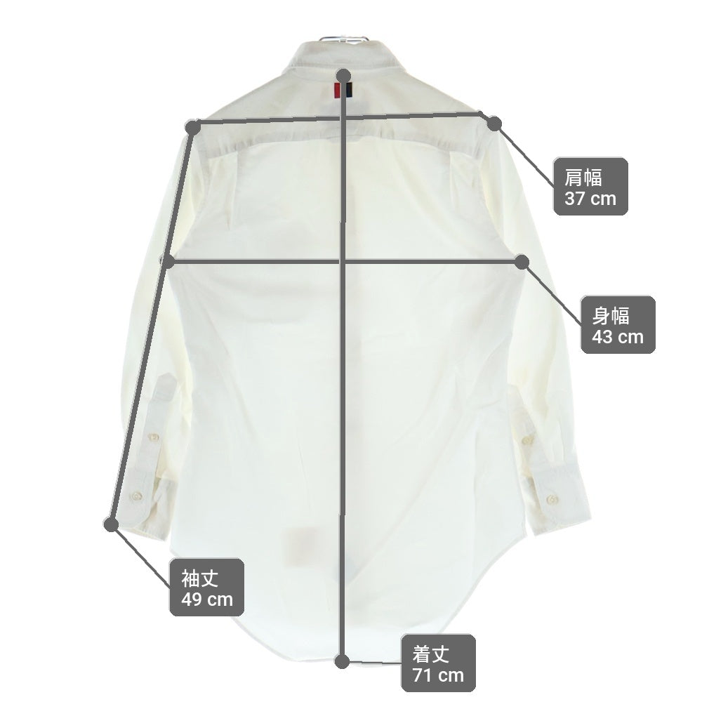 THOM BROWNE(トムブラウン) L/S Shirt 長袖シャツ ホワイト レディース