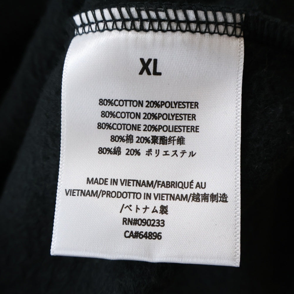 FEAR OF GOD ESSENTIALS(フィアオブゴッド エッセンシャルズ) SWEATSHIRT バックフェルトロゴ クルーネックスウェットトレーナー ブラック