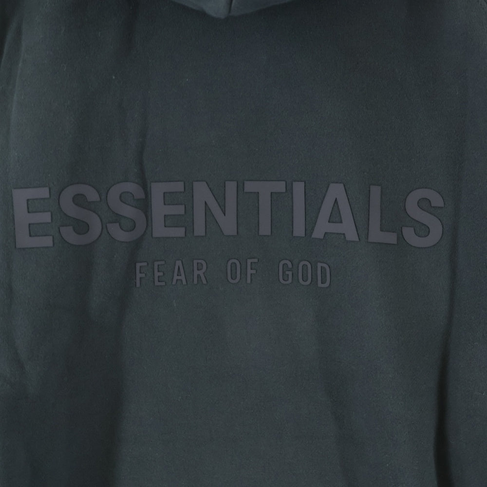 FEAR OF GOD ESSENTIALS(フィアオブゴッド エッセンシャルズ) HOODIE バックロゴ プルオーバースウェットパーカー フーディー ブラック