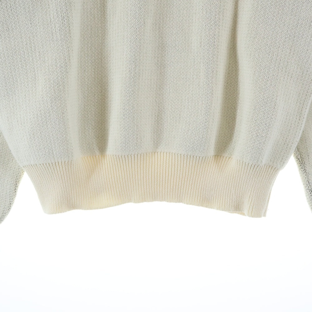 FEAR OF GOD ESSENTIALS(フィアオブゴッド エッセンシャルズ) KNIT HOODIE プルオーバーニットパーカー フーディー ホワイト