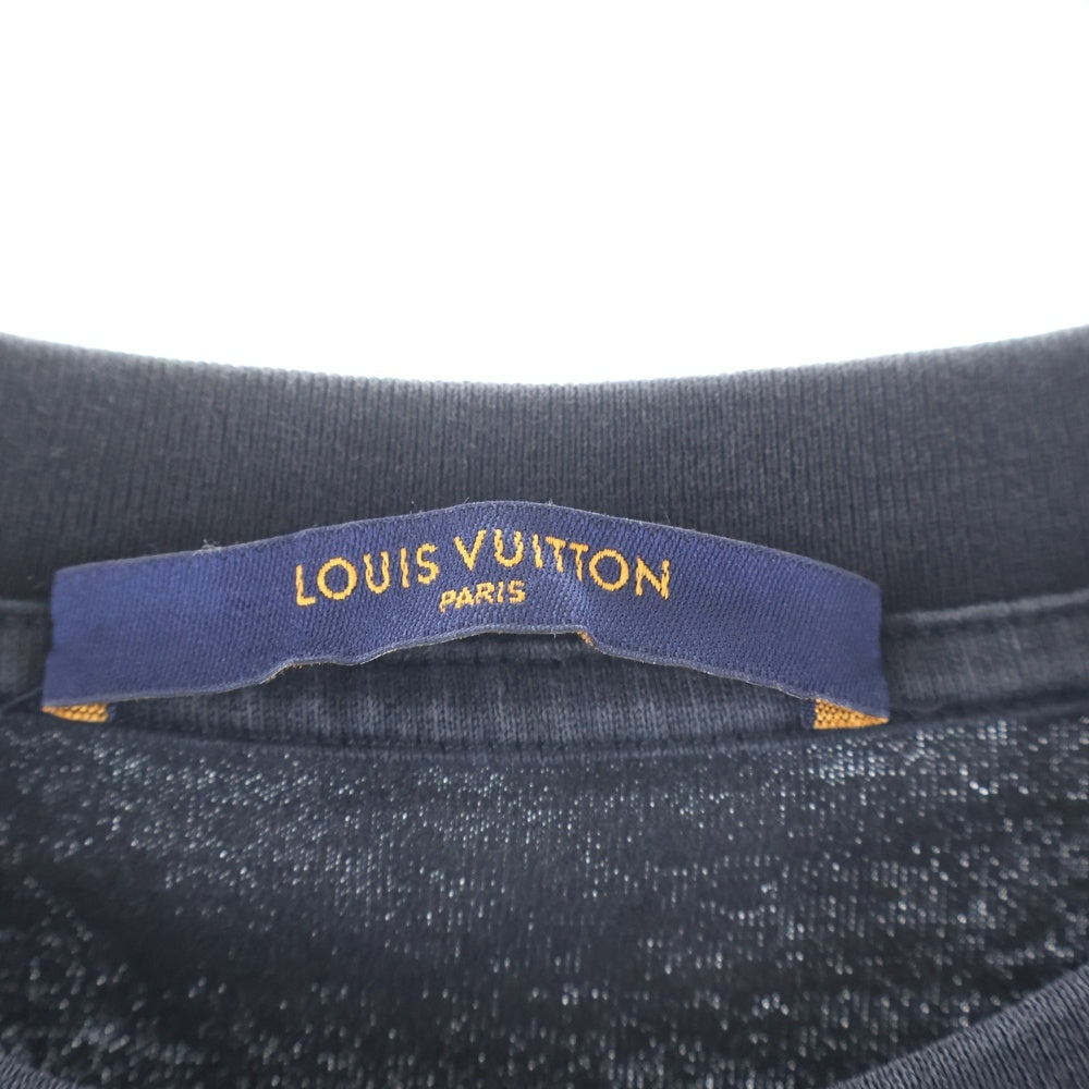 LOUIS VUITTON(ルイヴィトン) 19AW Smoke Printed Tee 半袖Tシャツ ブラック RM192 NPG HHY90W