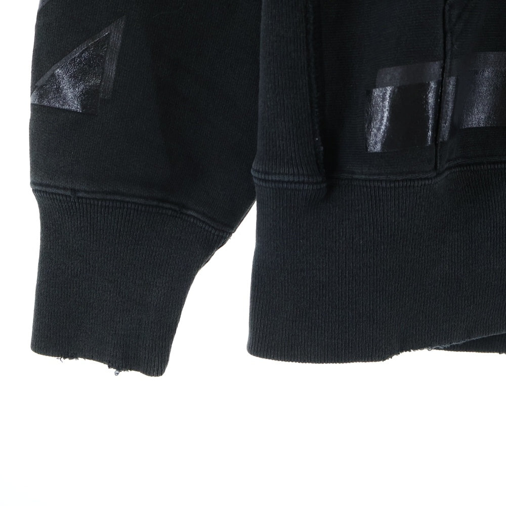 OFF-WHITE(オフホワイト) 18SS ×Champion Hoodie チャンピオン プルオーバースウェットパーカー フーディー ブラック OMBB027S18875050