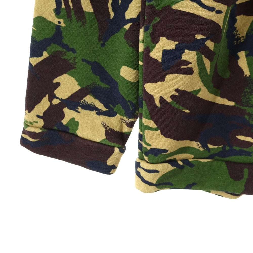OFF-WHITE(オフホワイト) 17SS Camouflage Sweatshirt カモフラージュ 迷彩クルーネックスウェットトレーナー カーキ