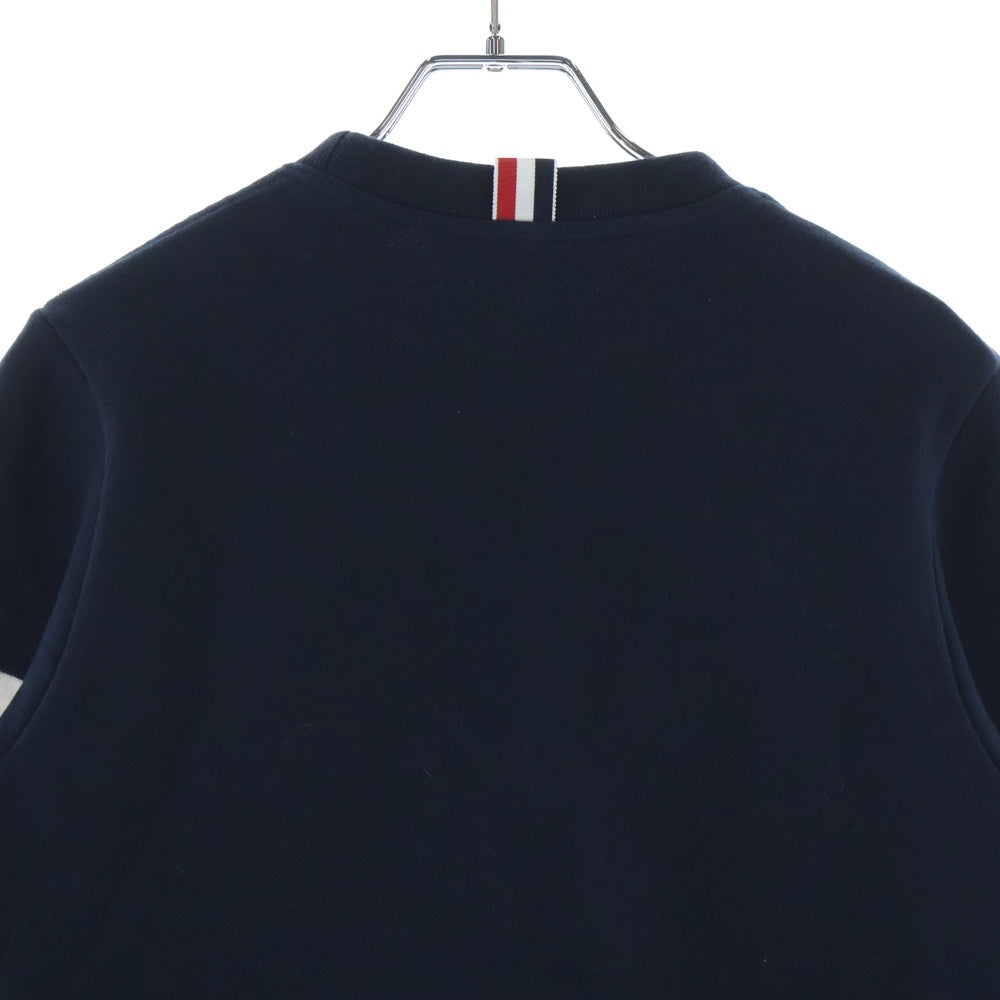 THOM BROWNE(トムブラウン) 4BAR Sweatshirt クルーネックスウェットトレーナー ネイビー MJT021H-00535461
