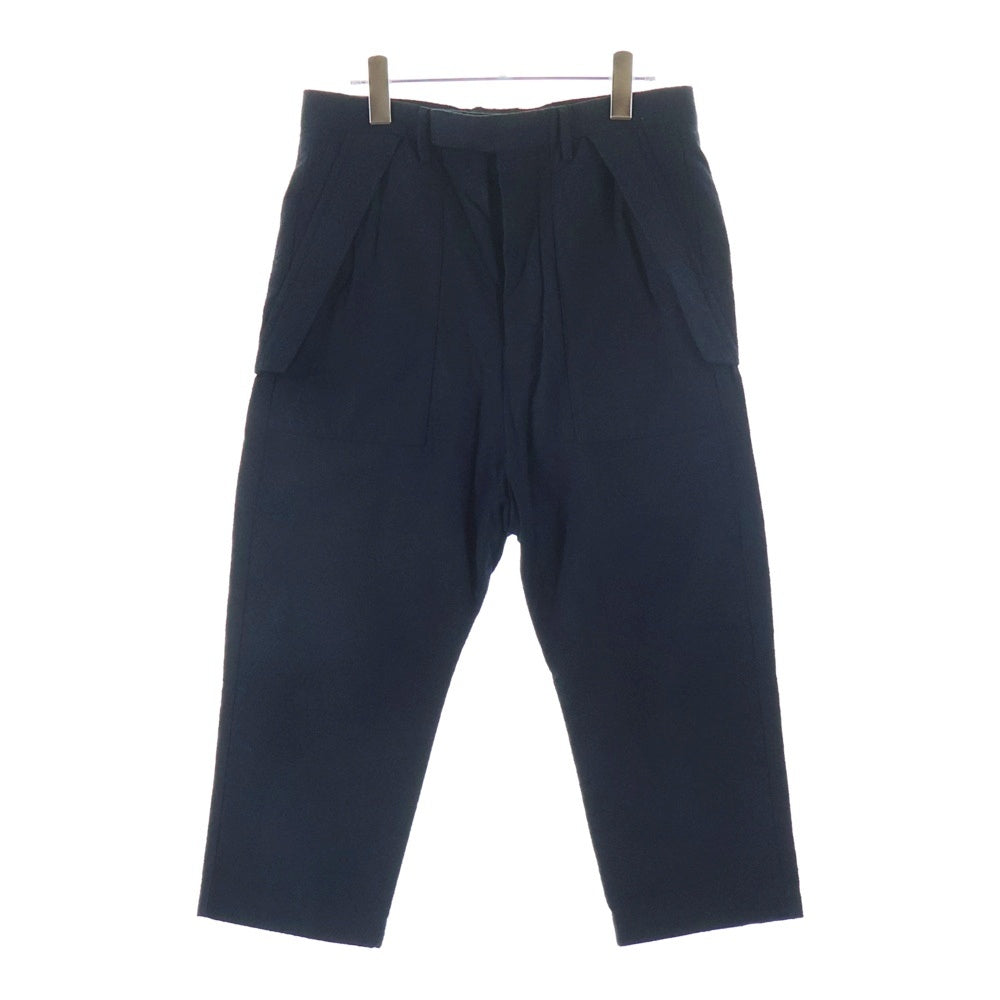 Rick Owens(リックオウエンス) 17AW Cropped Pants クロップドパンツ ブラック RU17F8363-CP