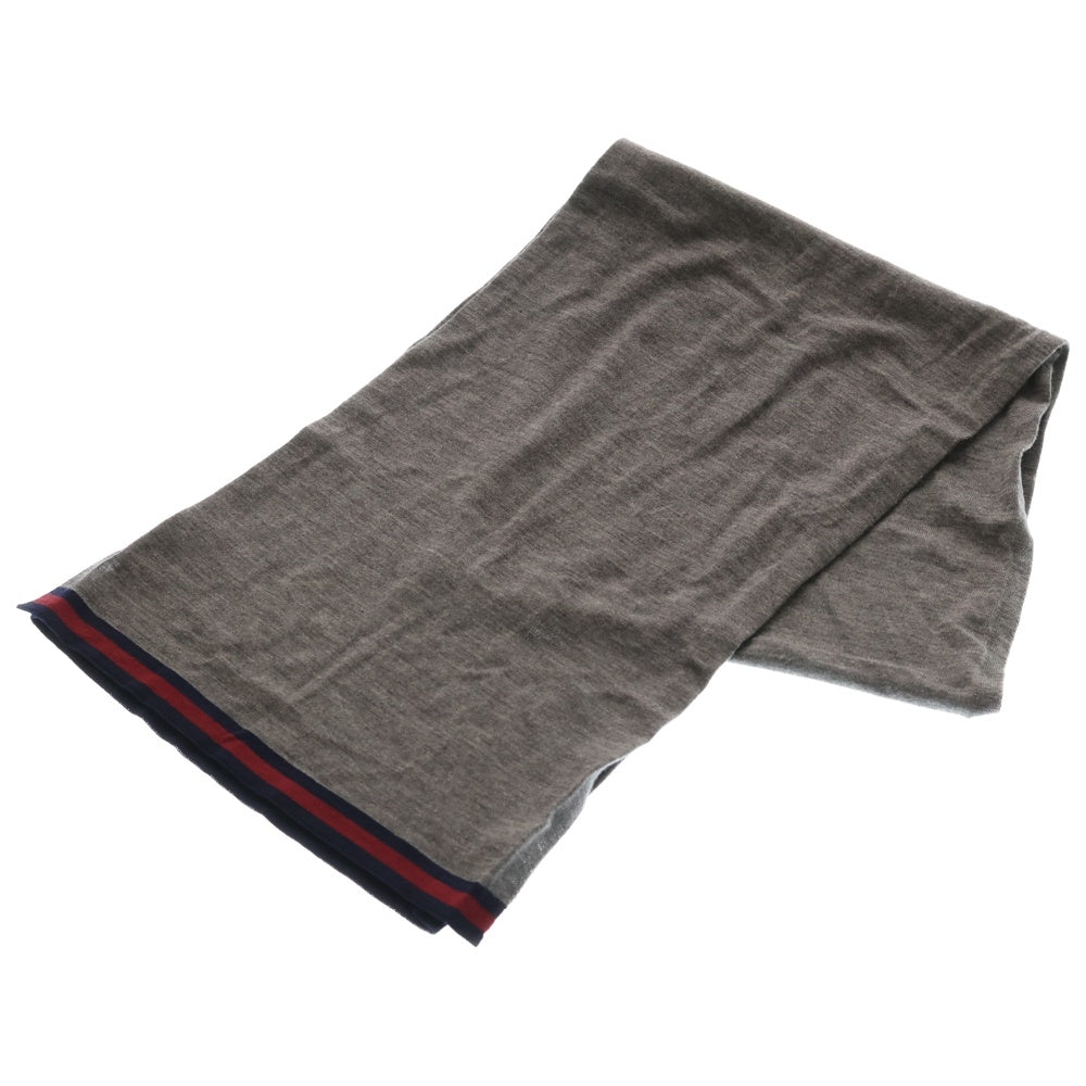 GUCCI(グッチ) Wool Stole ウールストール マフラー グレー 327377 3G206