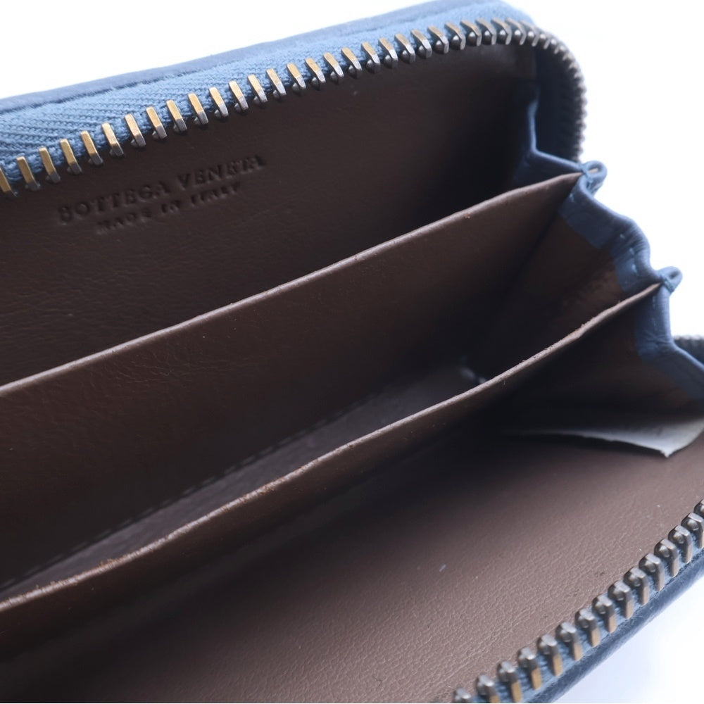 BOTTEGA VENETA(ボッテガヴェネタ) Leather Coin Case イントレチャート レザーコインケース ネイビー