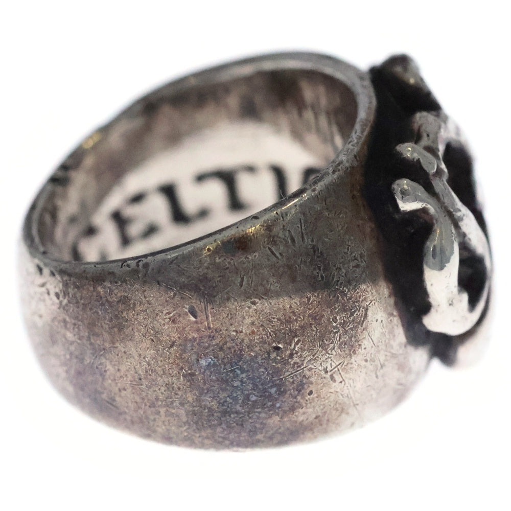 NO BRAND(ノーブランド) CELTiC ARTS(セルティックアーツ) Flowe Stone Ring フラワーモチーフ ストーンリング シルバー レディース