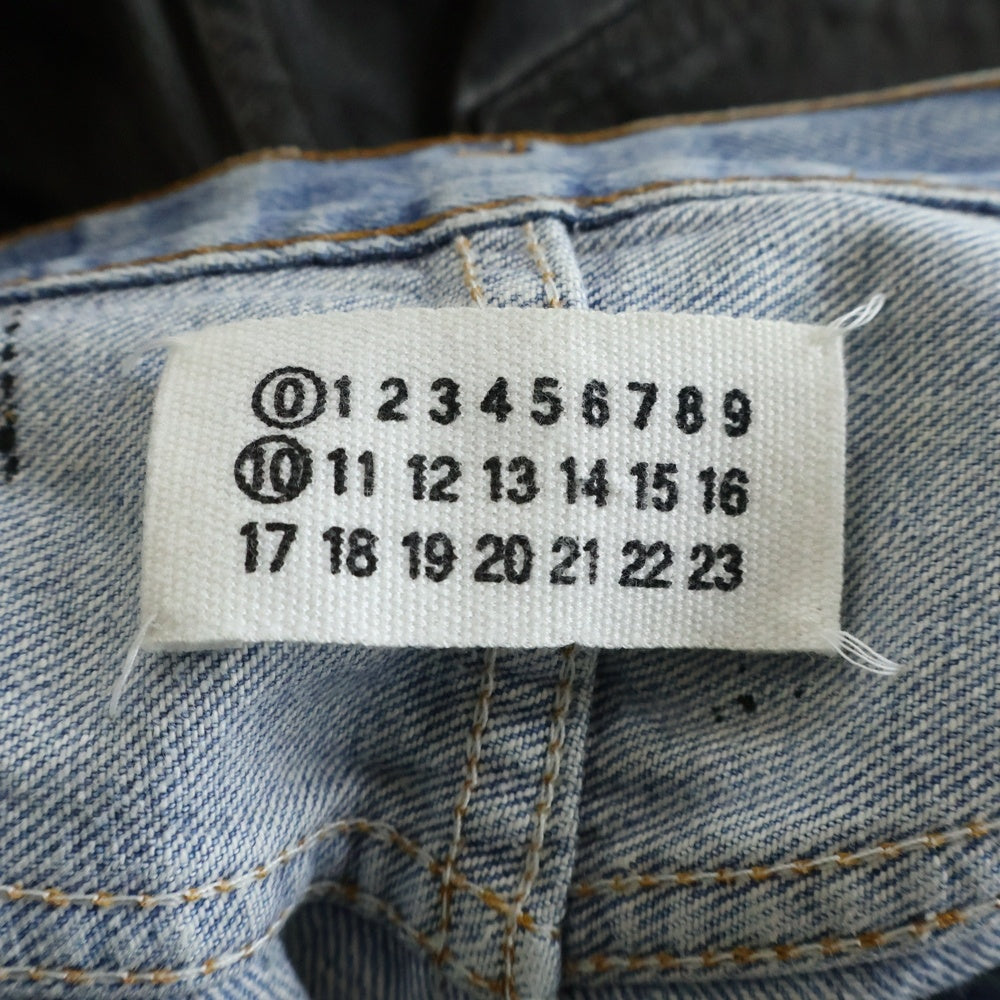 Maison Margiela(メゾンマルジェラ) 00AW Artisanal アーティザナル ペンキコーティングデニムパンツ ブラック