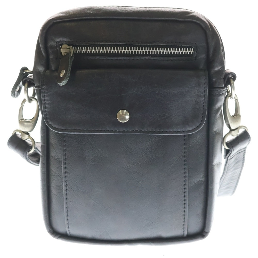 Maison Margiela(メゾンマルジェラ) 06AW Leather Shoulder Bag レザーショルダーバッグ ブラック