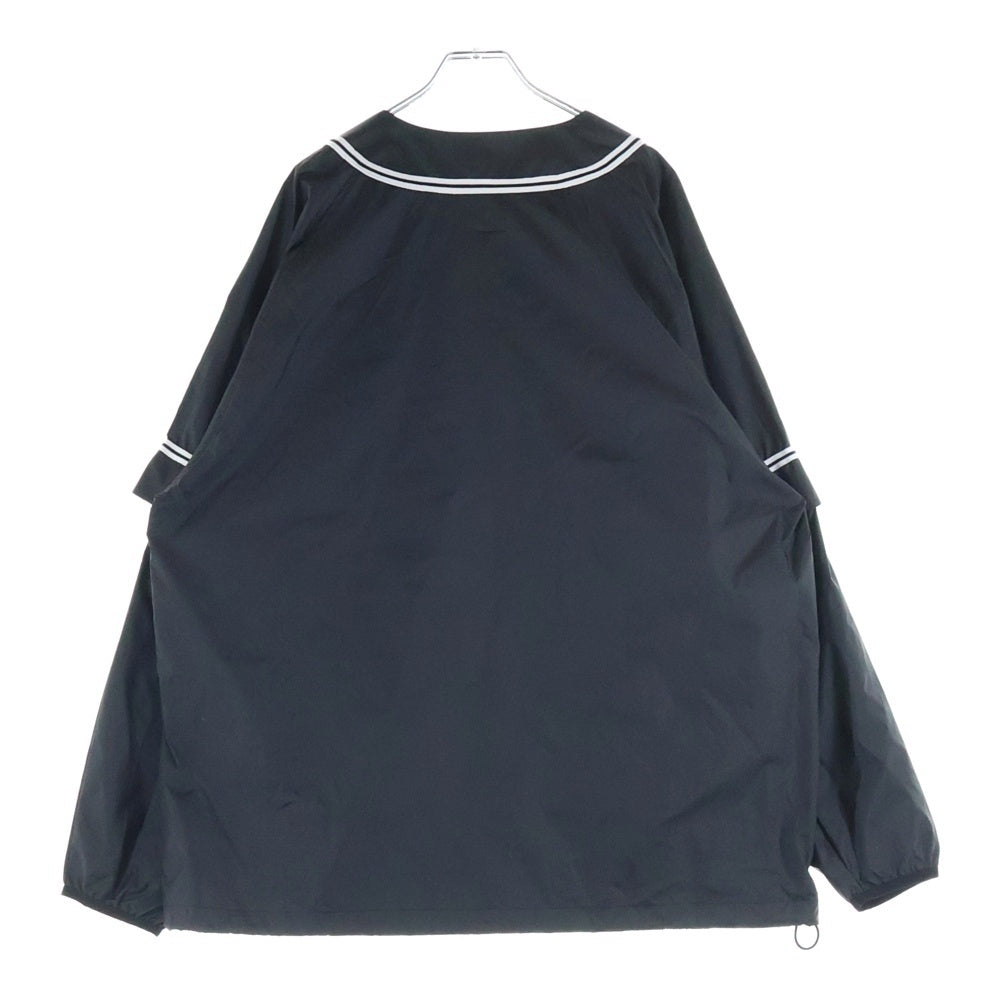SUPREME(シュプリーム) 22SS Snap-Off Sleeve L/S Baseball Top スナップオフ スリーブ ベースボール トップ プルオーバー 長袖シャツ ブラック