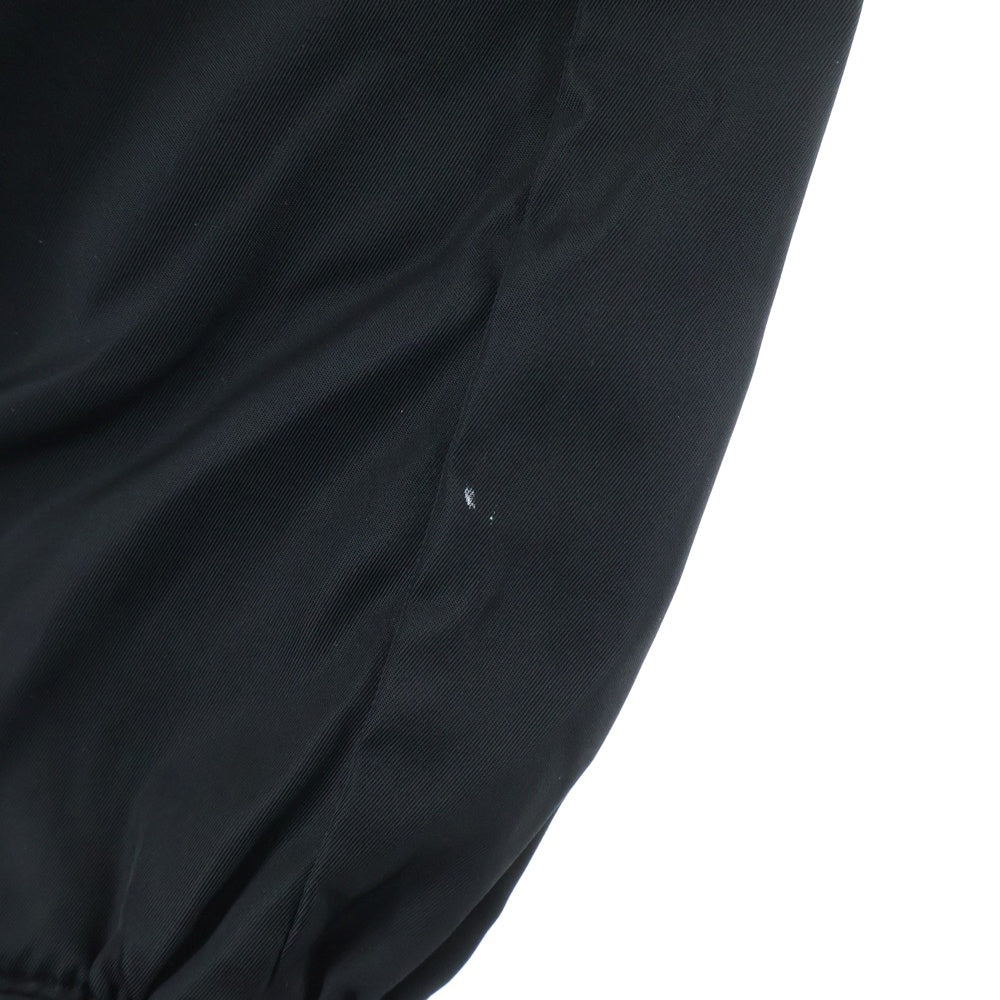 PRADA(プラダ) 18SS Tape Logo Nylon Pants 裾テープロゴ ナイロンカーゴパンツ ブラック UP0008