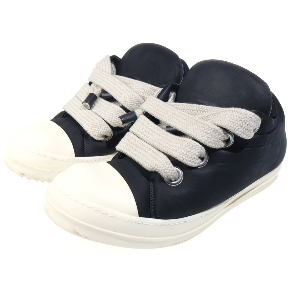 Rick Owens(リックオウエンス) Porterville Jumbolaced Low Sneakers ジャンボレース レザーローカットスニーカー ブラック