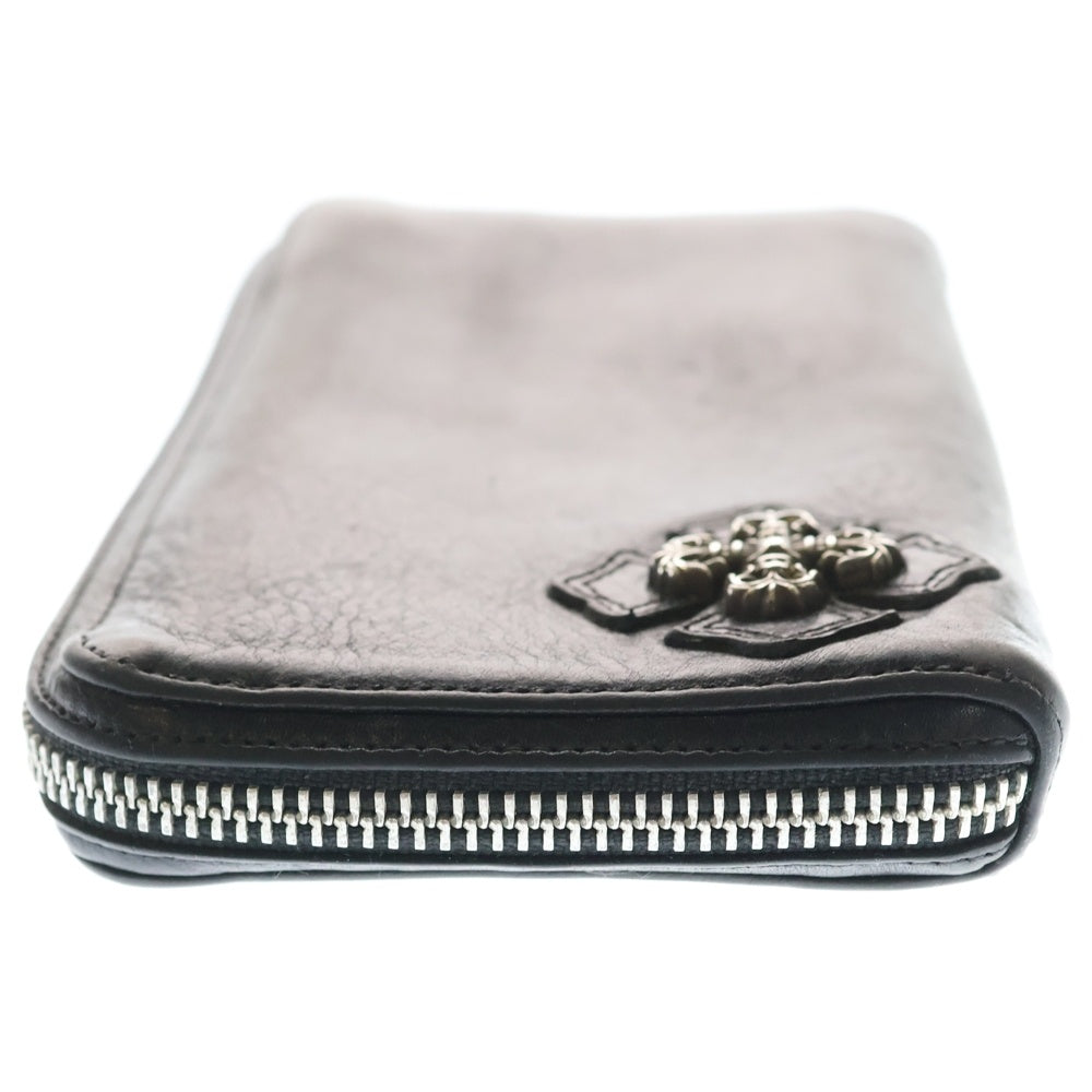 CHROME HEARTS(クロムハーツ) REC F ZIP フィリグリープラス ラウンドジップ長財布 ウォレット ブラック