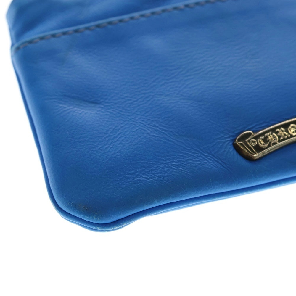 CHROME HEARTS(クロムハーツ) ZPR CHG WRISTLET ストラップ付きチェンジパース財布 ブルー