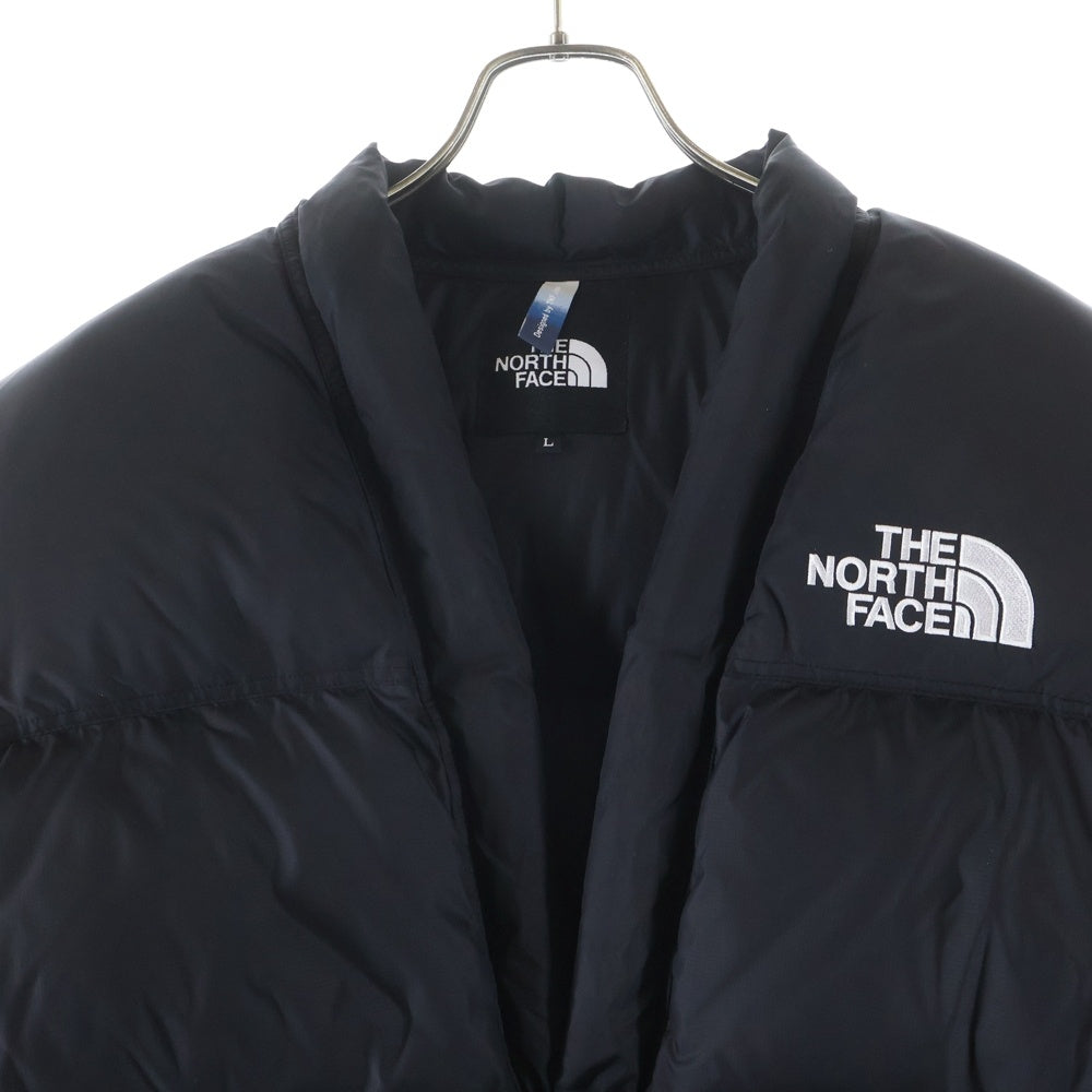 THE NORTH FACE(ザノースフェイス) ×Sashiko Gals Nuptse Hanten Jacket 大槌刺し子プロジェクト ヌプシ ダウンジャケット ブラック ND42661R