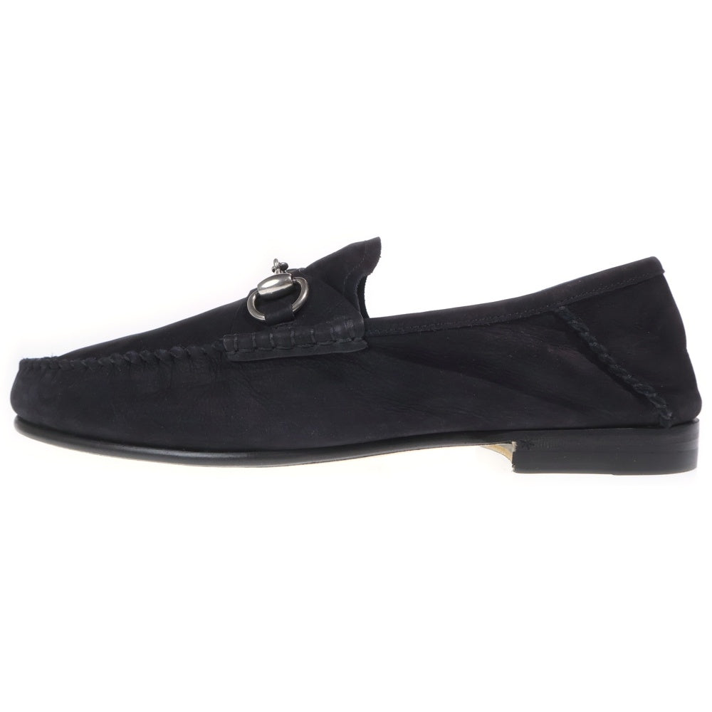 GUCCI(グッチ) Horsebit Loafer ホースビット レザーローファー ローカットシューズ ブラック