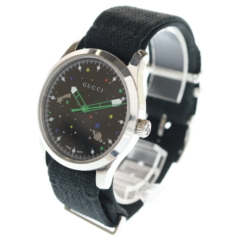 GUCCI(グッチ) G-Timeless Gタイムレス クウォーツ腕時計 ウォッチ ブラック YA1264178
