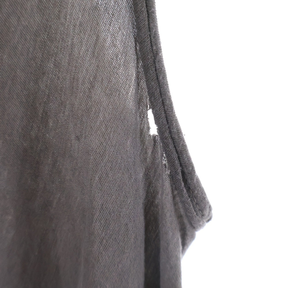 DRKSHDW(ダークシャドウ) アシンメトリー ノースリーブシャツ ベージュ DS1221-B レディース