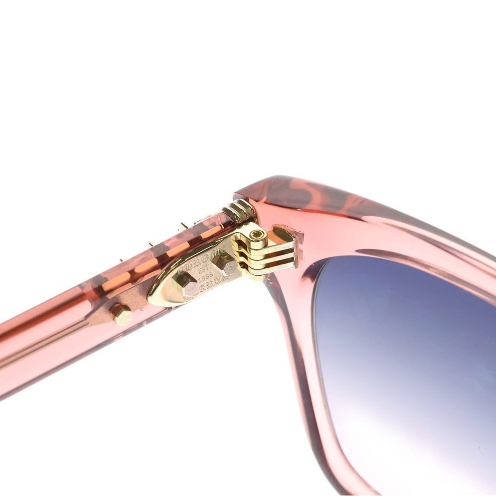 CHROME HEARTS(クロムハーツ) CLITTERATI スターテンプル クリアフレームサングラス 眼鏡 アイウェア ピンク/ゴールド