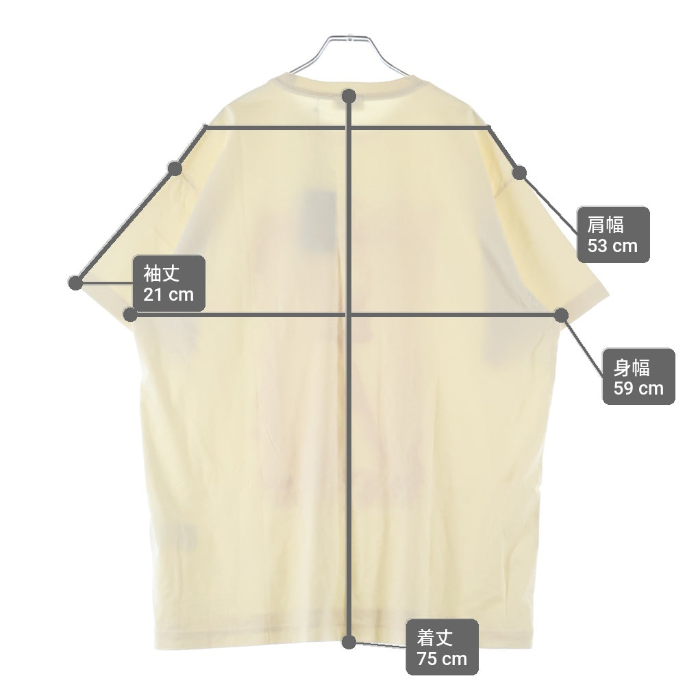 KITH(キス) NY To The World Liberty Apple Flame Vintage Tee 半袖Tシャツ アイボリー