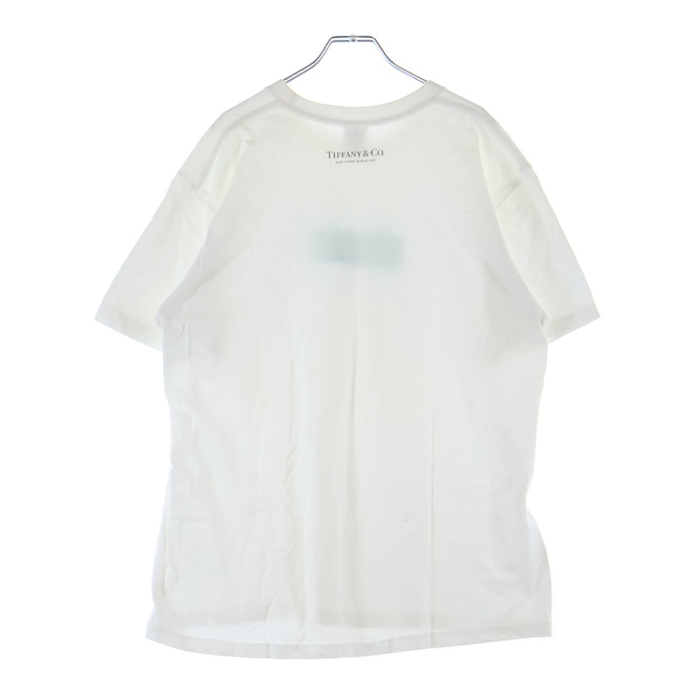 SUPREME(シュプリーム) 21AW ×Tiffany&Co Box Logo Tee ティファニー ボックスロゴ半袖Tシャツ ホワイト