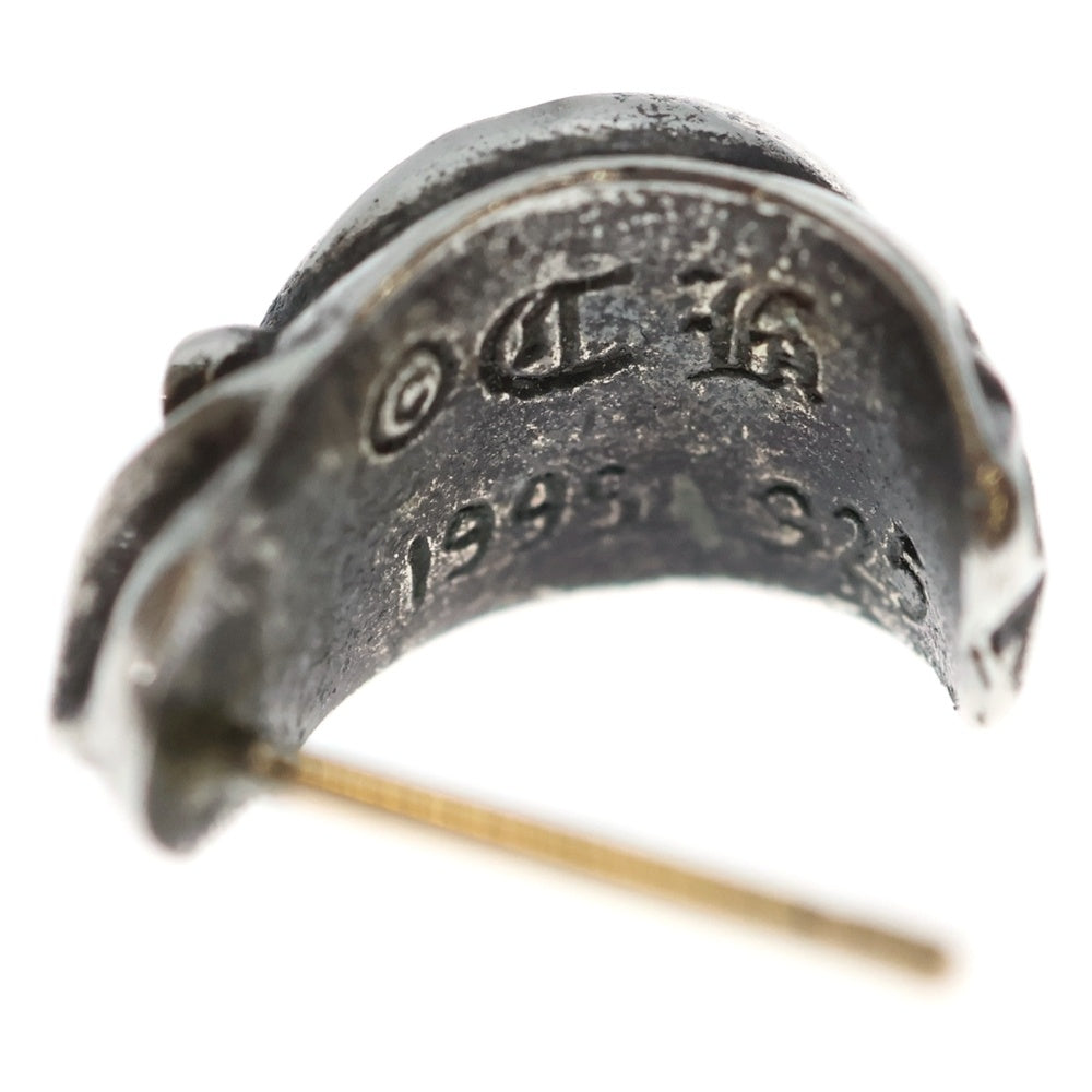 CHROME HEARTS(クロムハーツ) CARVED TEARDROP カーブドティアドロップ ピアス シルバー BCA091