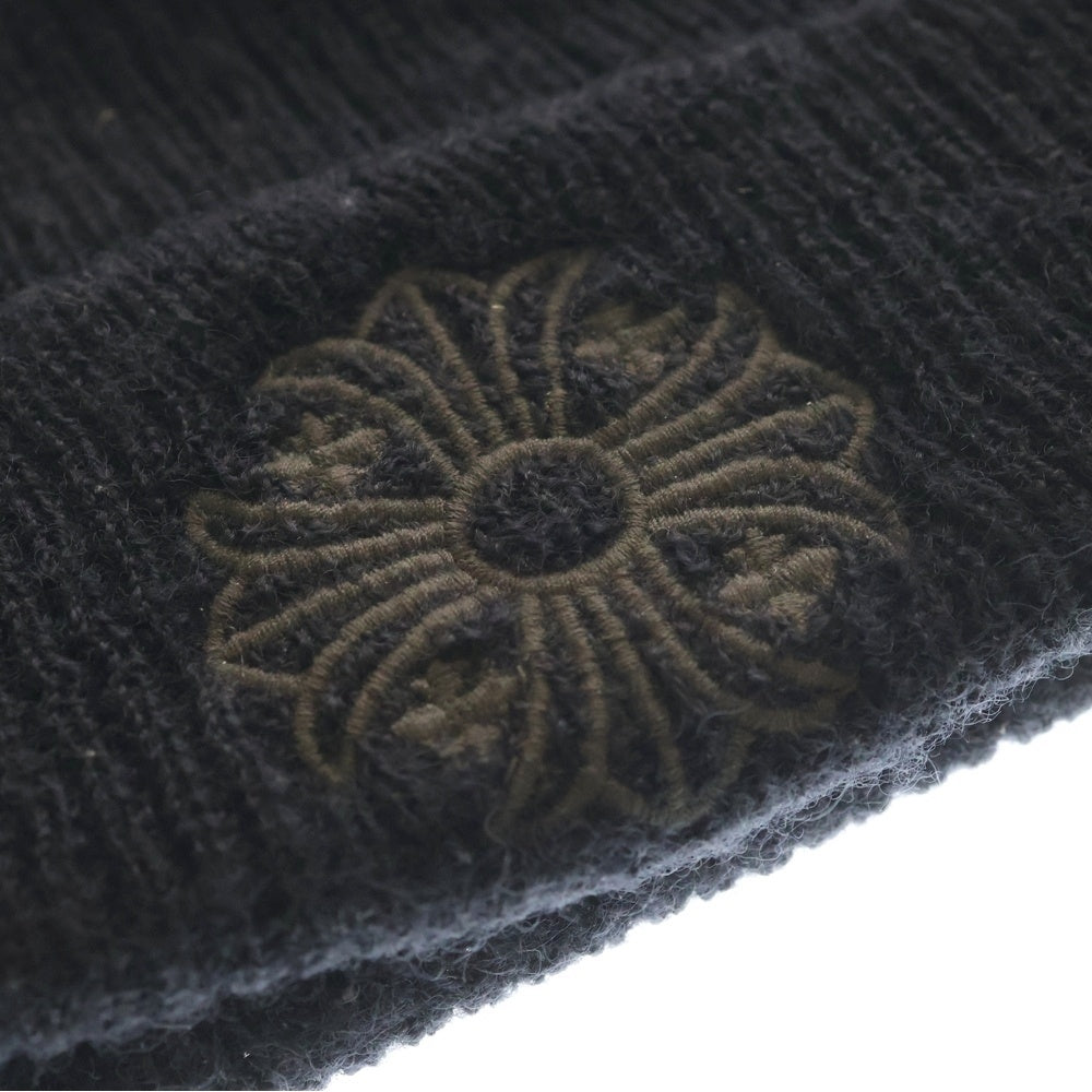 CHROME HEARTS(クロムハーツ) WOOL WATCH CAP CHプラス刺繍ウールワッチキャップ ブラック ニットキャップ/ビーニー