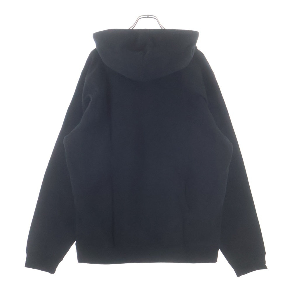 STUSSY(ステューシー) Oval Applique Pull Over Hoody Parker 118319 オーバルアップリケ プルオーバーフーディー パーカー ブラック