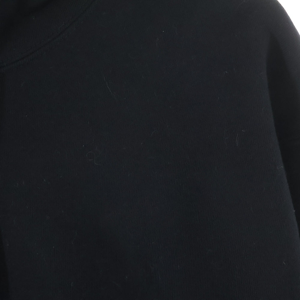 STUSSY(ステューシー) Oval Applique Pull Over Hoody Parker 118319 オーバルアップリケ プルオーバーフーディー パーカー ブラック
