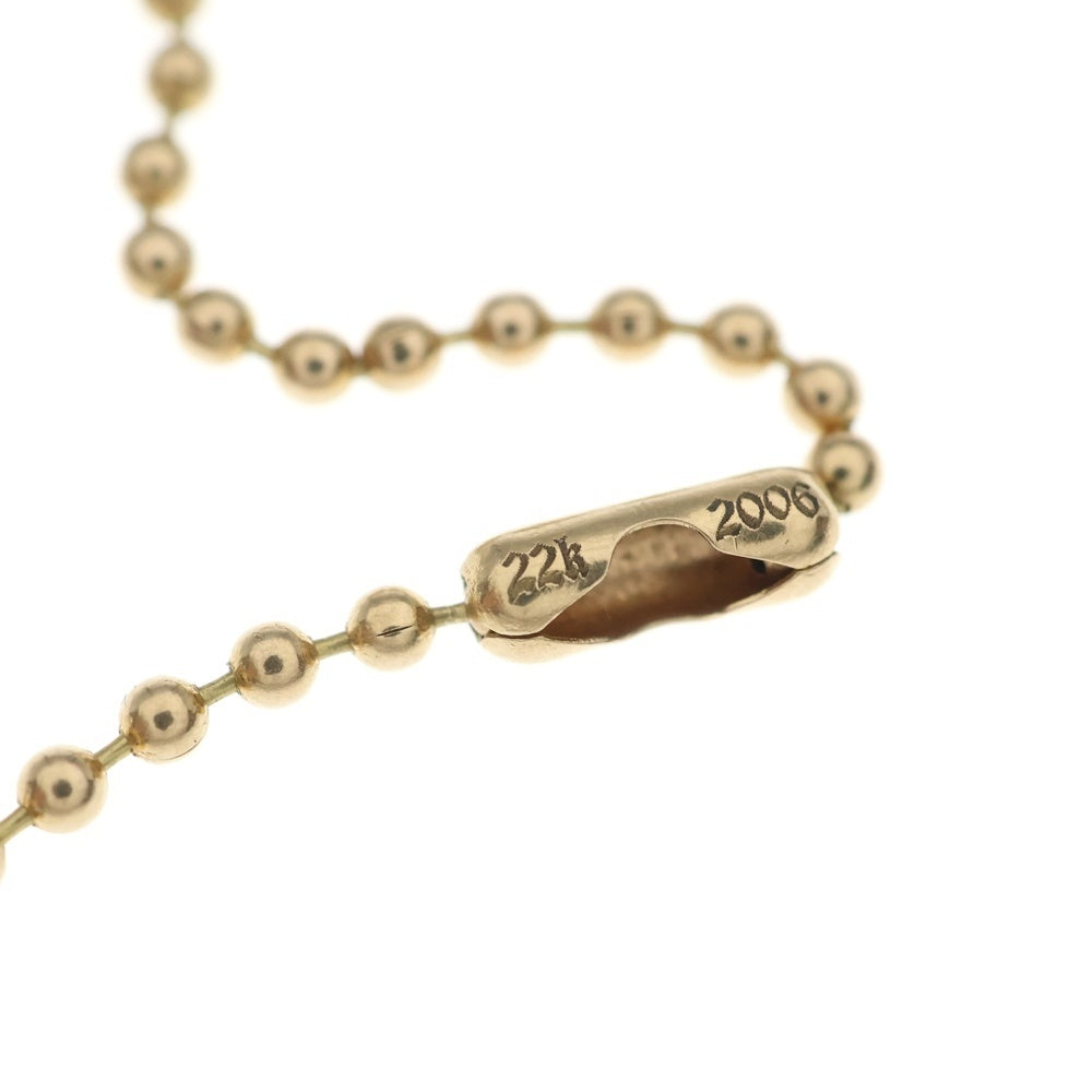 CHROME HEARTS(クロムハーツ) クロムハーツ 22K BALL CHAIN ボール ネックレスチェーン ゴールド