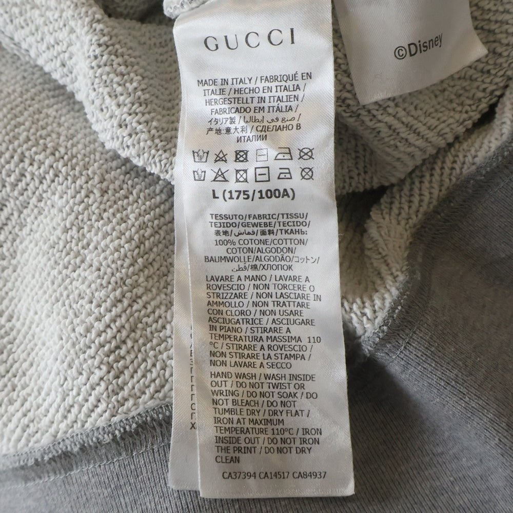 GUCCI(グッチ) 20SS ×Disney Hoodie ディズニー ミッキーマウス プルオーバースウェットパーカー フーディー グレー 604218 XJB68