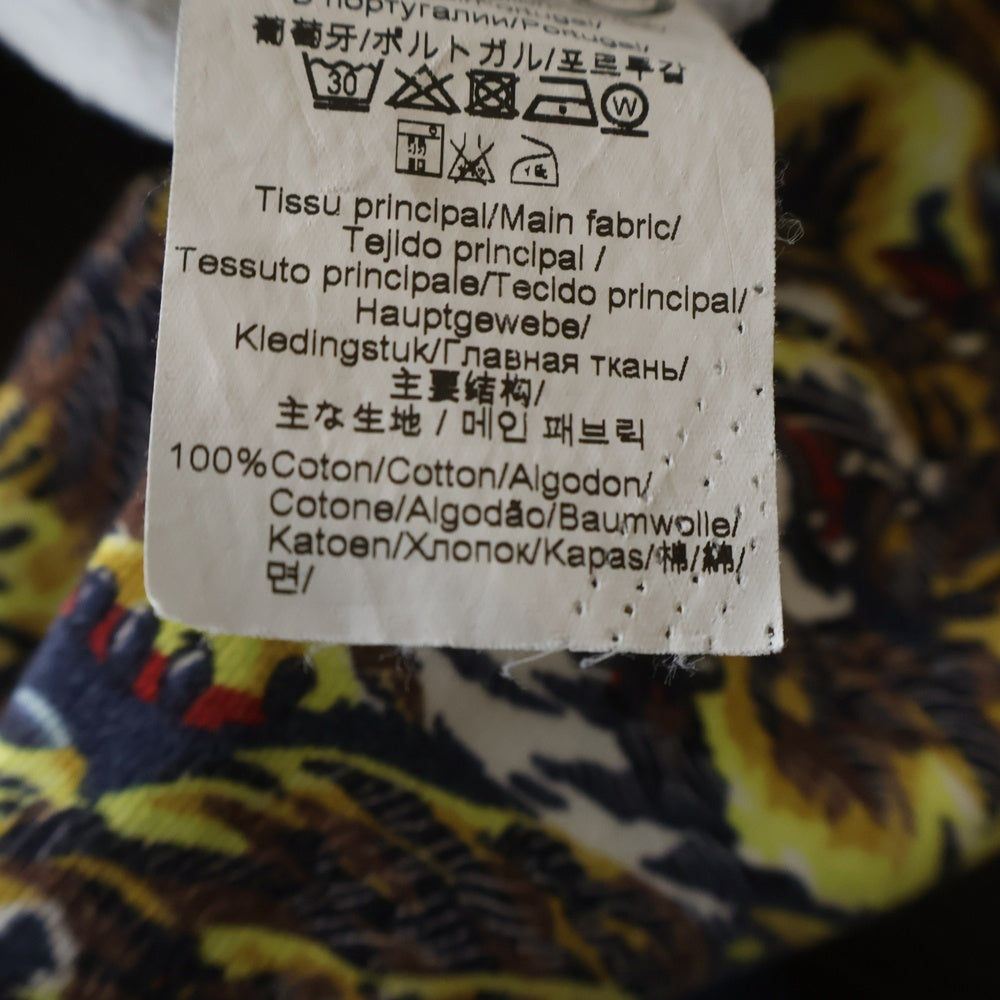 KENZO(ケンゾー) タイガー総柄 クルーネックスウェットトレーナー ネイビー F565SW0584XH