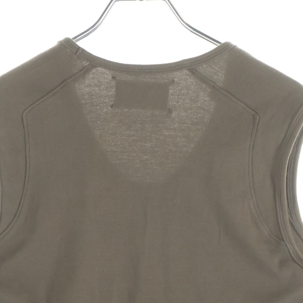 Maison Margiela(メゾンマルジェラ) 04SS 10 CORSO COMO ノースリーブシャツ タンクトップ ブラウン