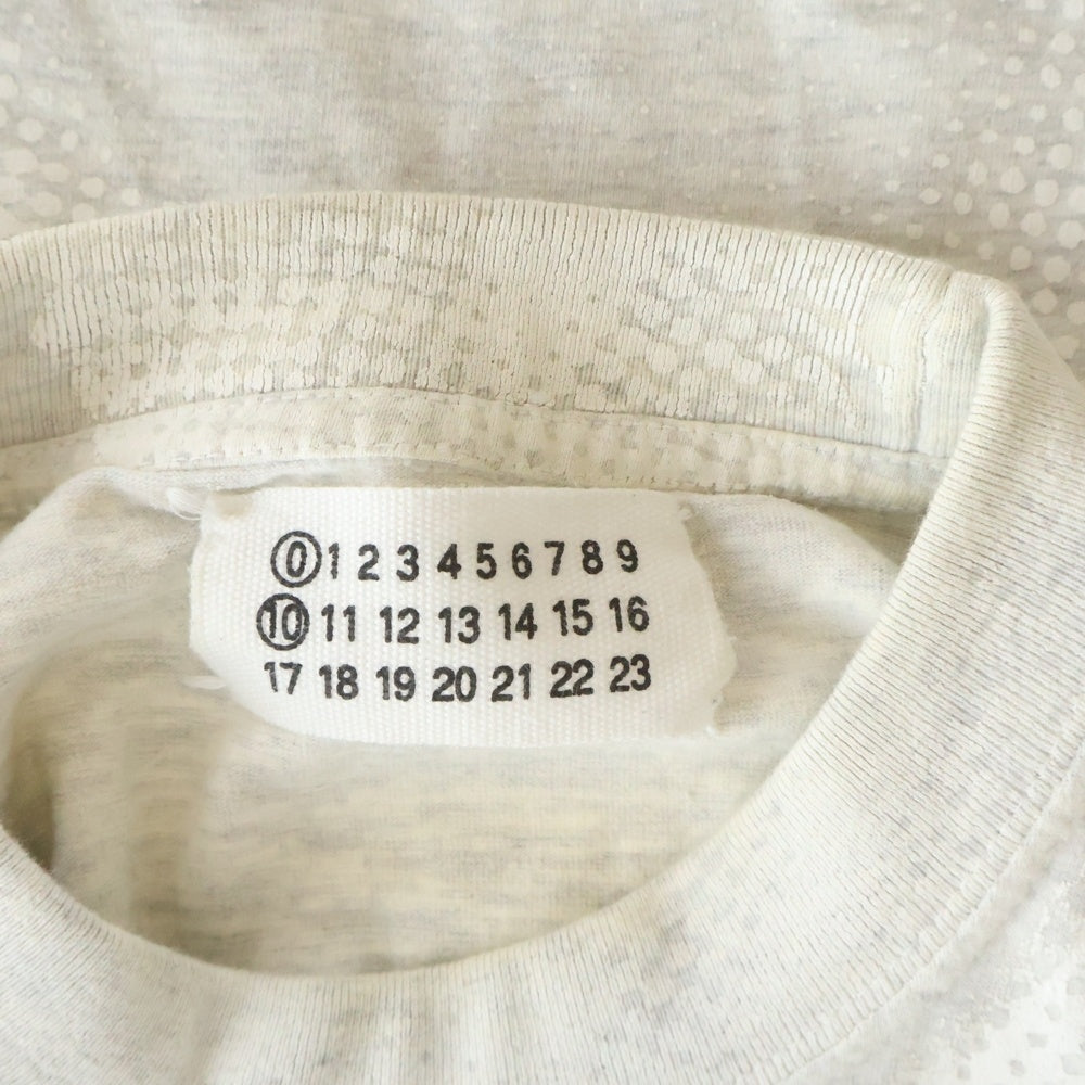 Maison Margiela(メゾンマルジェラ) 02AW アーティザナル ペンキトロンプルイユ 半袖Tシャツ ホワイト