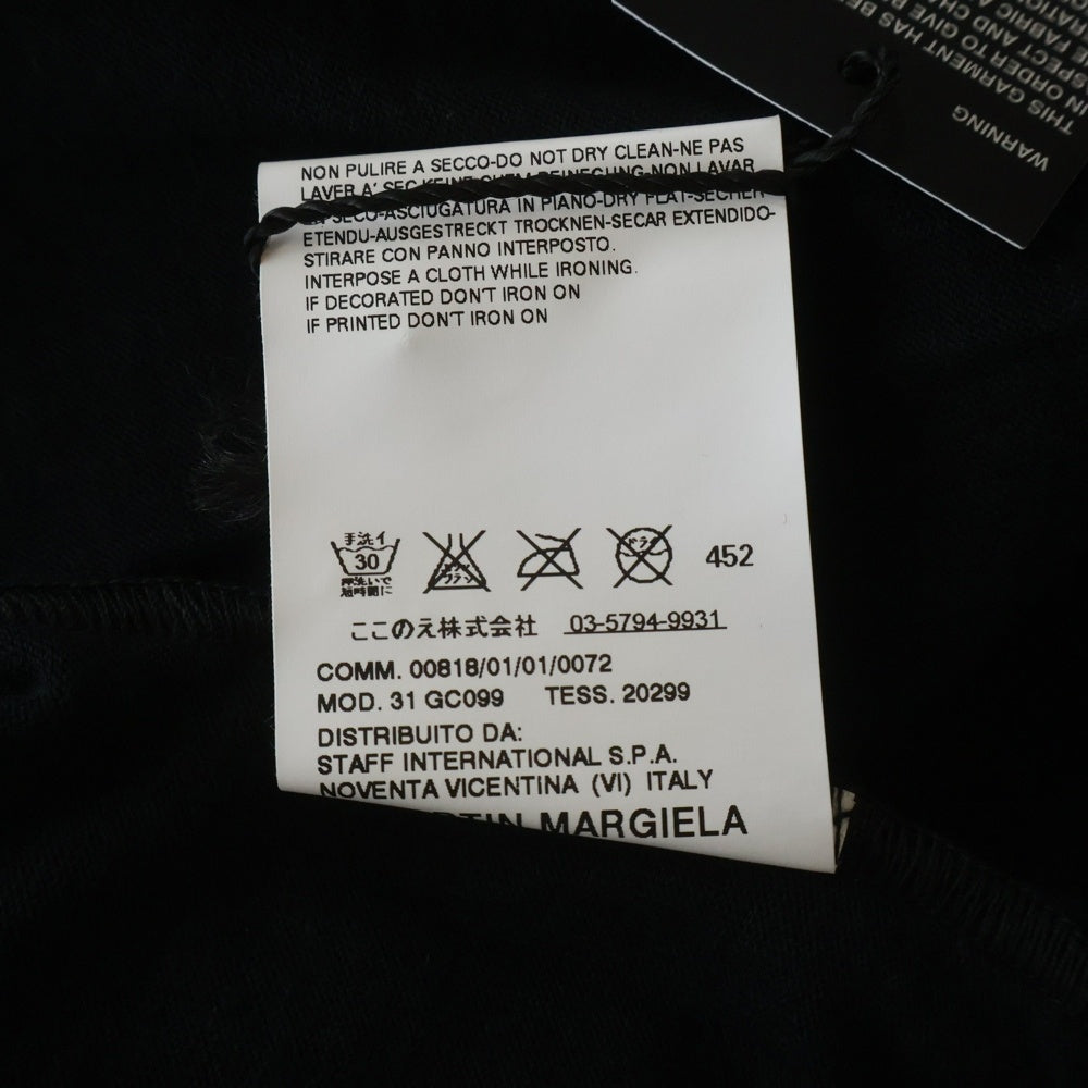 Maison Margiela(メゾンマルジェラ) 07AW ここのえ期 Aids T-Shirt エイズ Vネック半袖Tシャツ ブラック