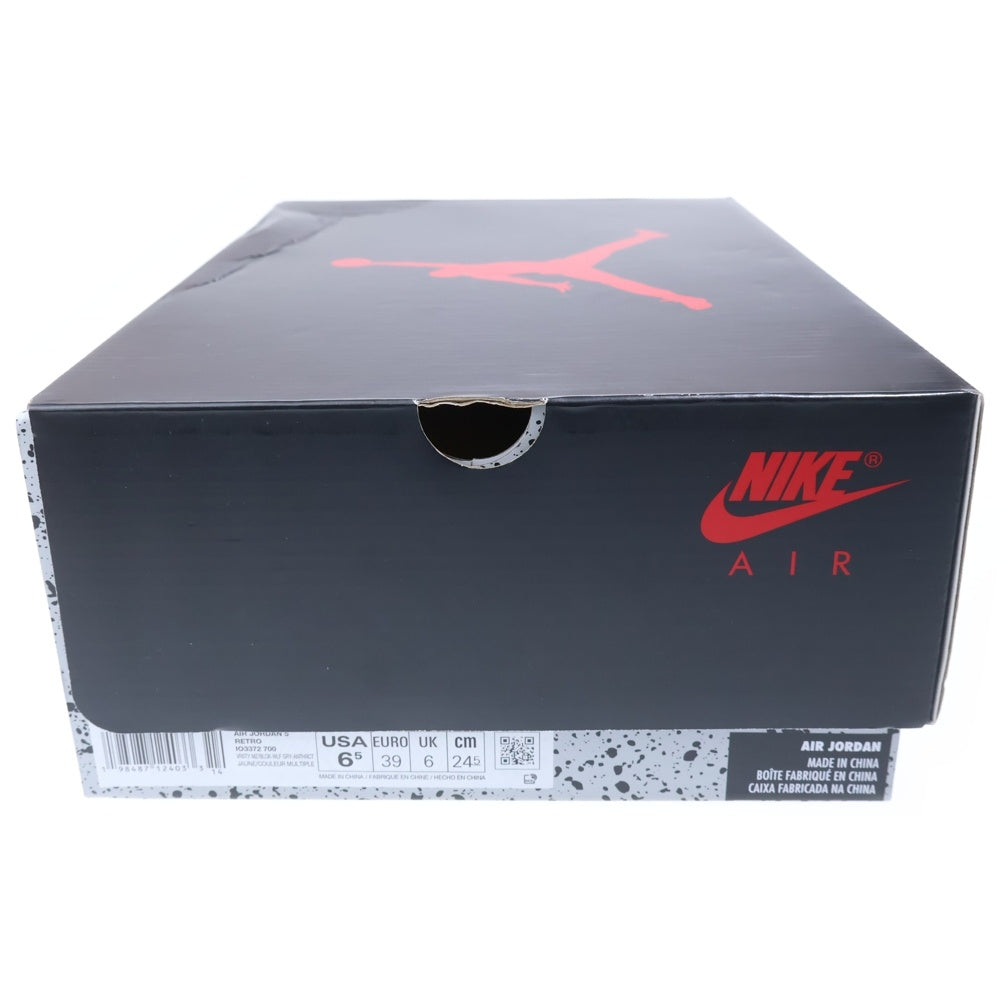 NIKE(ナイキ) Jordan 5 Retro Tokyo 23 IO3372-700 ジョーダン5 東京 イエロー us6.5/24.5cm レディース