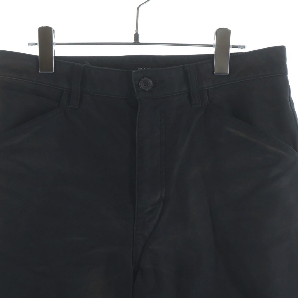 VUJADE(ヴジャデ) ANDRE SURFADED CHINO PANT ウォッシュド チノ ストレートパンツ ブラック