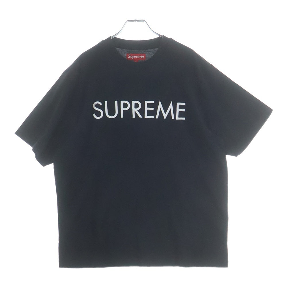 SUPREME(シュプリーム) 25SS Capital S/S Top Black キャピタル 半袖Tシャツ ブラック