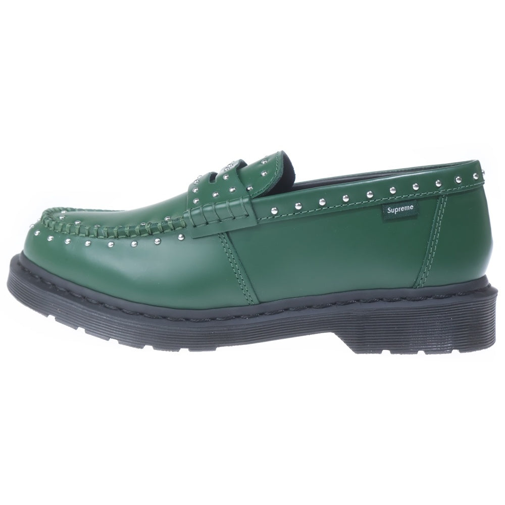SUPREME(シュプリーム) 25SS Dr.Martens Studded Penton Loafer Dark Green ドクターマーチン スタッズ ペントンローファー ローカットレザーシューズ グリーン