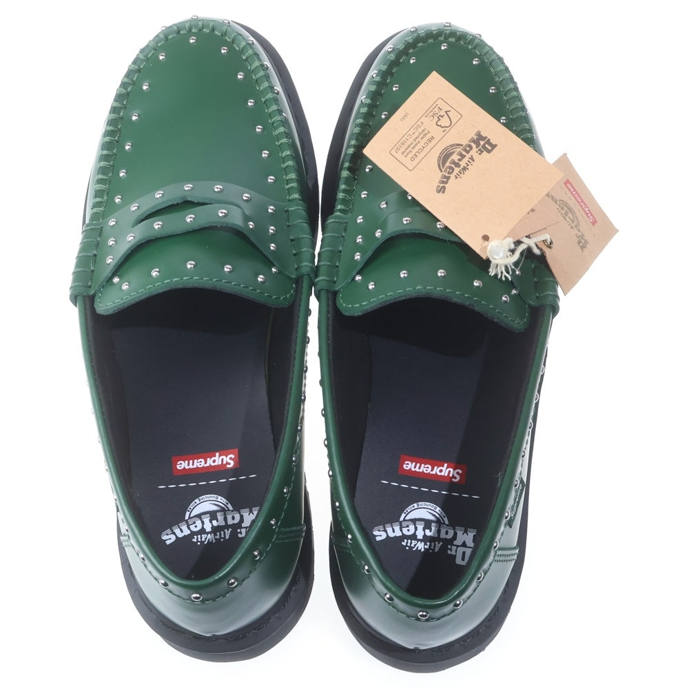 SUPREME(シュプリーム) 25SS Dr.Martens Studded Penton Loafer Dark Green ドクターマーチン スタッズ ペントンローファー ローカットレザーシューズ グリーン