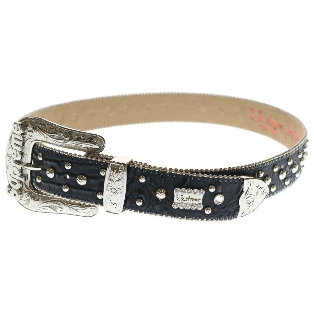 SUPREME(シュプリーム) 24AW B.B. Simon Studded Ranger Belt Black B.B.サイモン スタッズレンジャーベルト ブラック