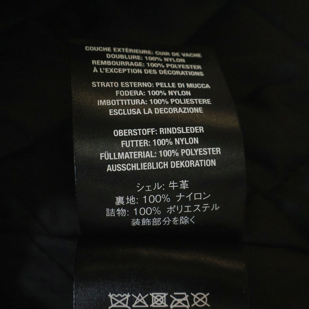 SUPREME(シュプリーム) 24AW Vanson Leathers Hooded Work Jacket Black バンソン レザーワークジャケット ジップアップフーディー ブラック