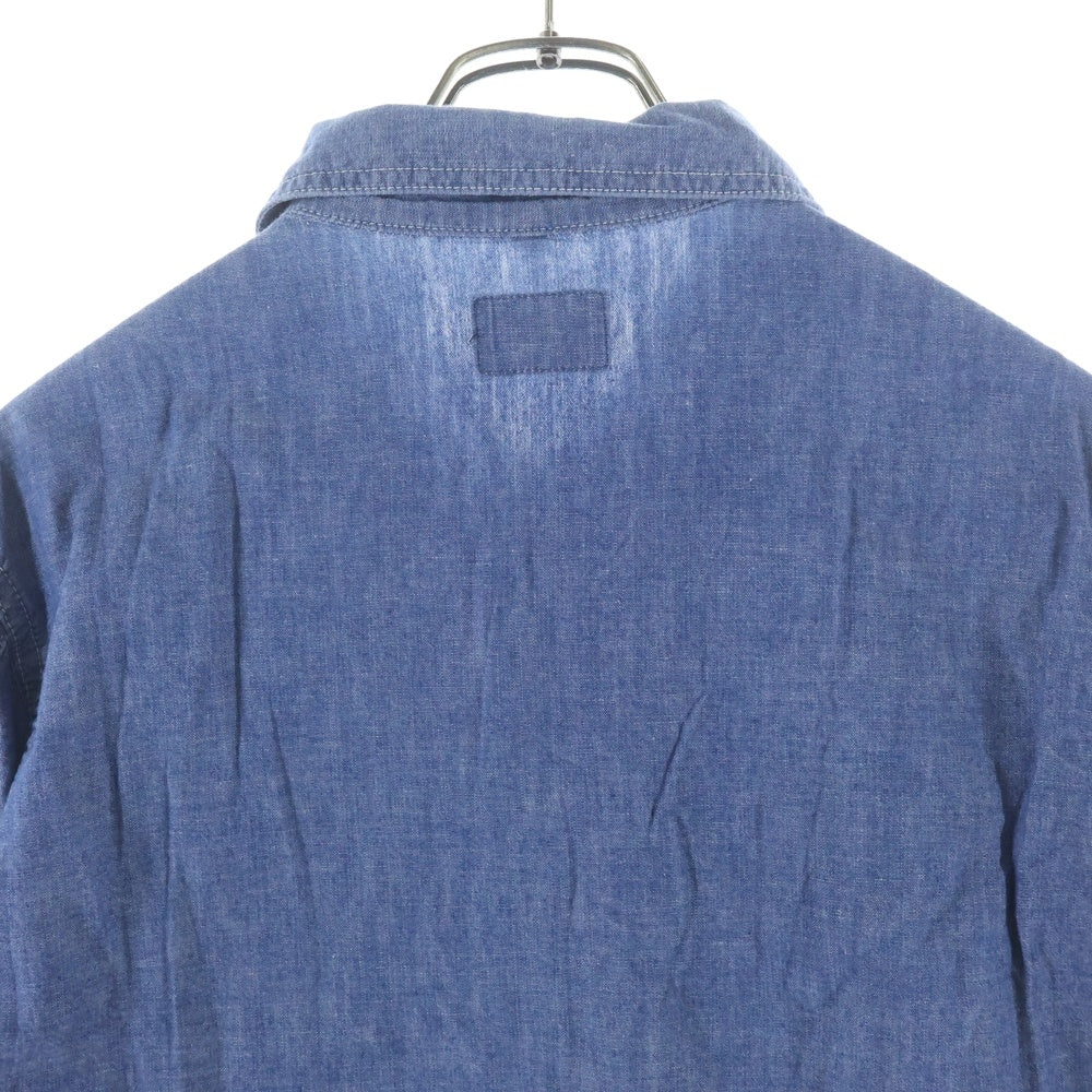 WTAPS(ダブルタップス) 16AW DECK LS 162GWDT-SHM11 デッキ シャンブレー シャツ インディゴブルー