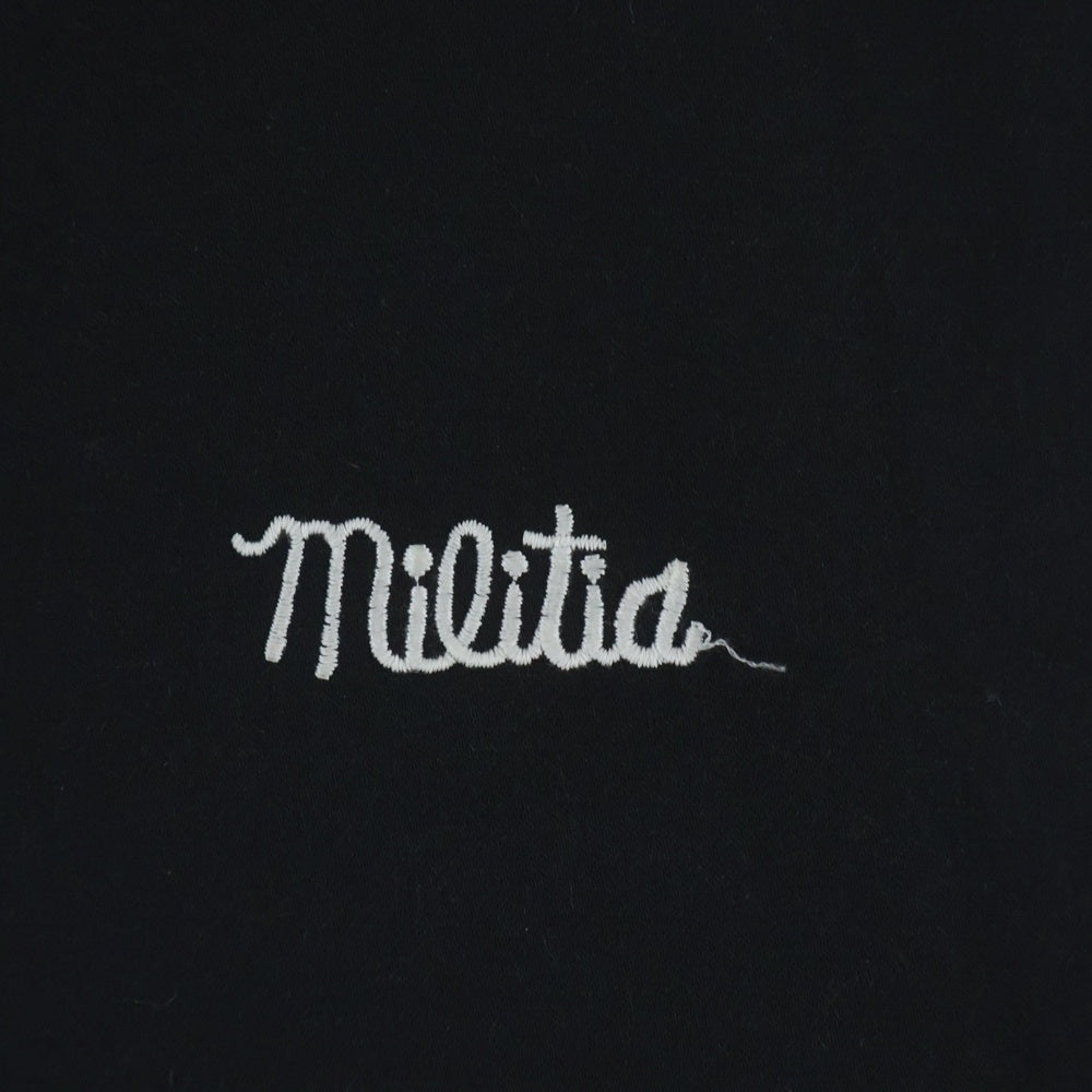 WTAPS(ダブルタップス) 19SS GREASERS JACKET 191TQDT-JKM01 ロゴ刺繍 コーチジャケット ブラック