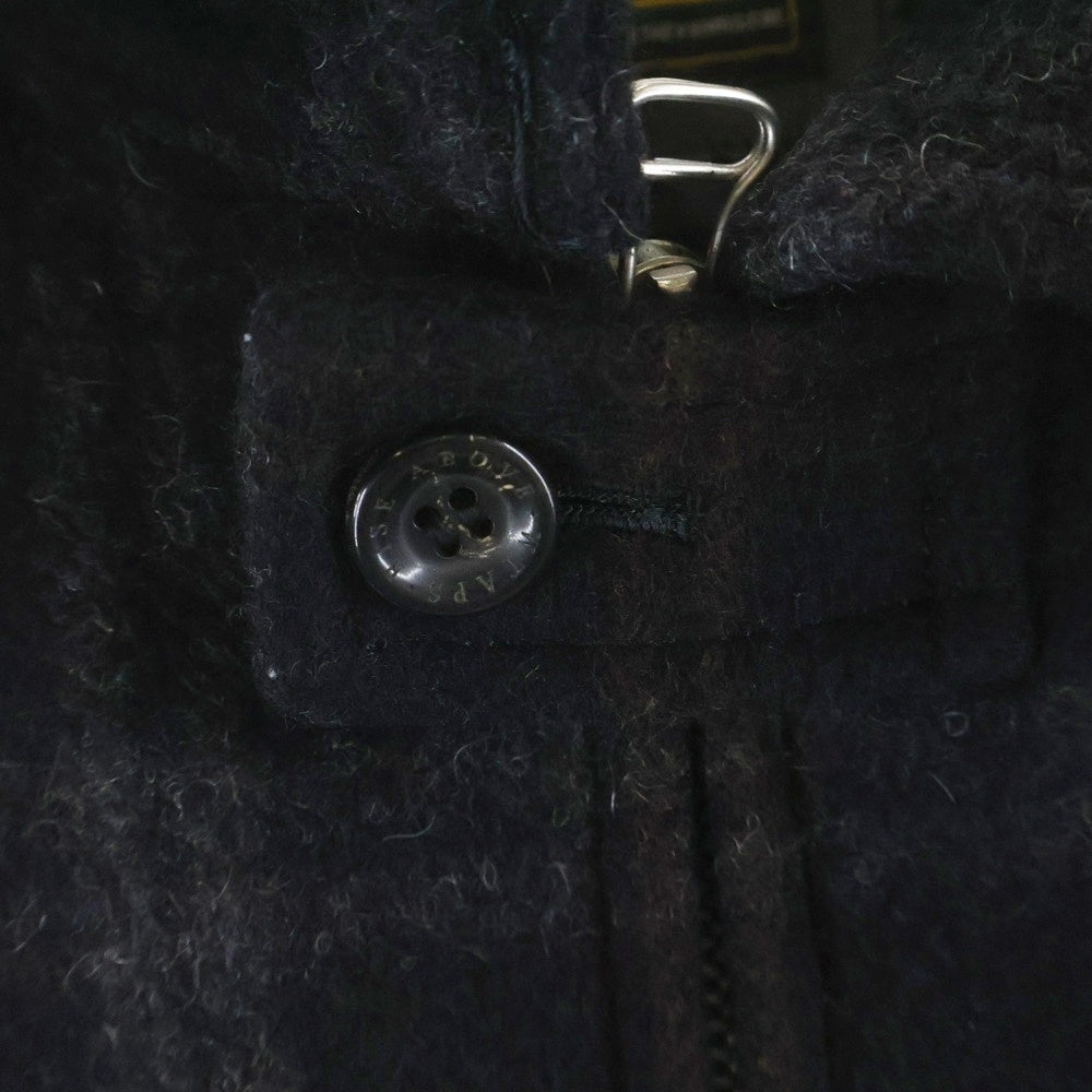 WTAPS(ダブルタップス) 10AW GREASE JACKET WOOL MELTON 102GWDT-JKM03 ウールチェック ジップアップ ブルゾン ブラック