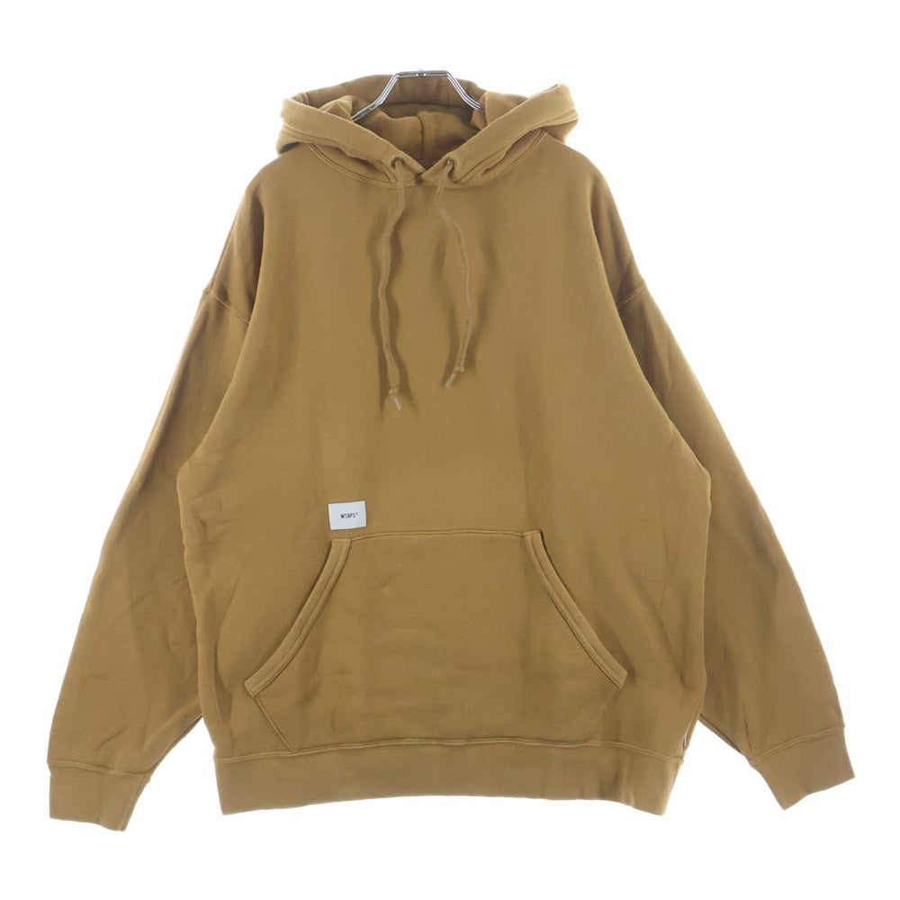 WTAPS(ダブルタップス) 22SS HOODY COTTON 221ATDT-CSM09 コットン プルオーバーフーディ パーカー ブラウン